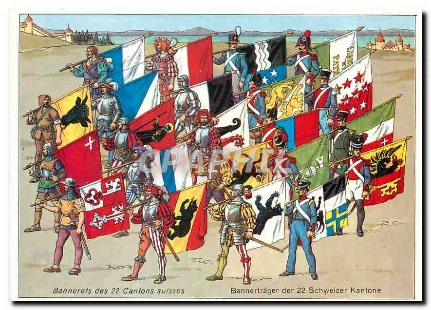 CPM Bannerets des 22 Cantons Suisses 