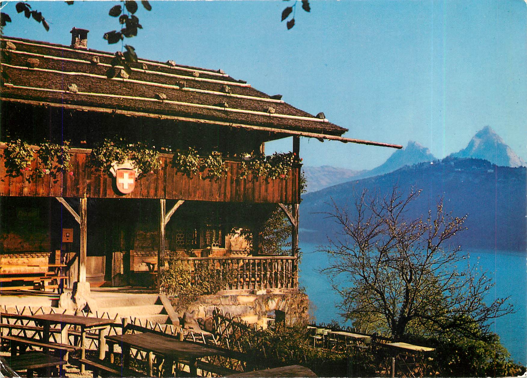 CPM Das Rutlihaus mit den beiden Mythen 