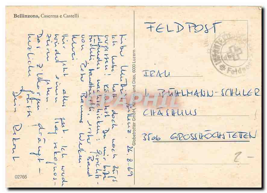 CPM Bellinzona Caserma e Castelli  — Verso