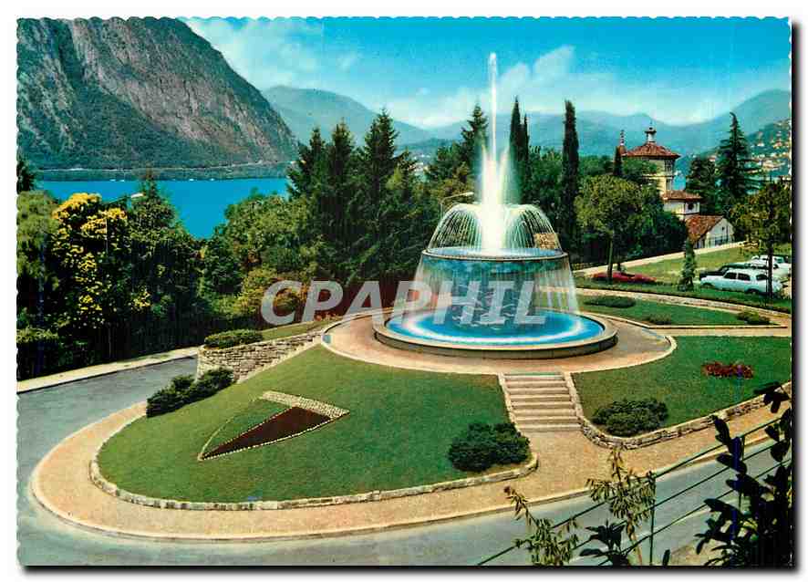 CPM Campione d'Italia La Fontana Le lac de Lugano 