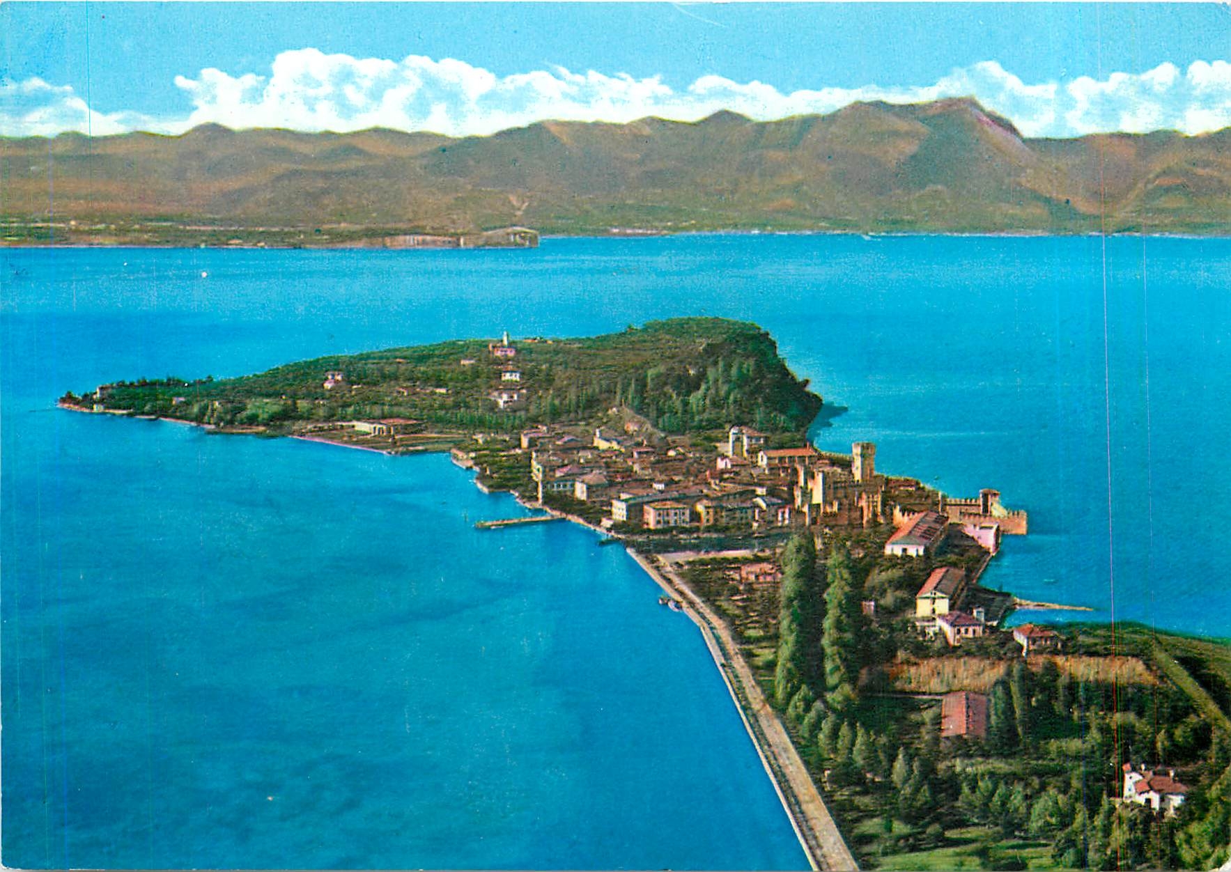 CPM Sirmione Veduta aerea della Penisola 