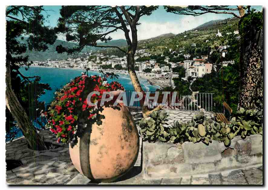 CPM Riviera dei Fiori Alassio Panorama dalla Corsara 