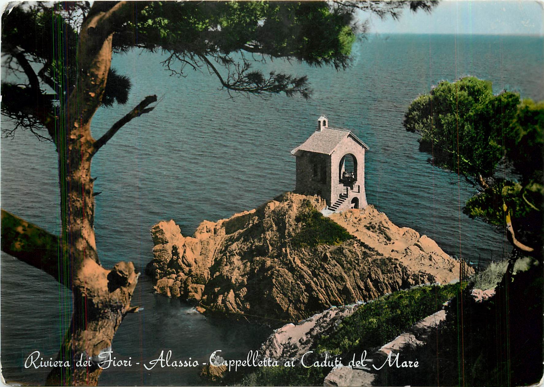 CPM Riviera dei Fiori Cappelletta ot Caduti del Mare 