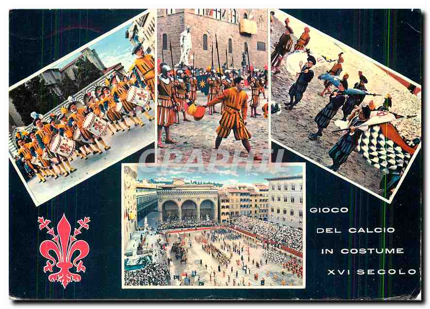 CPM Firenze Jeu du football en costume du XVI siecle 