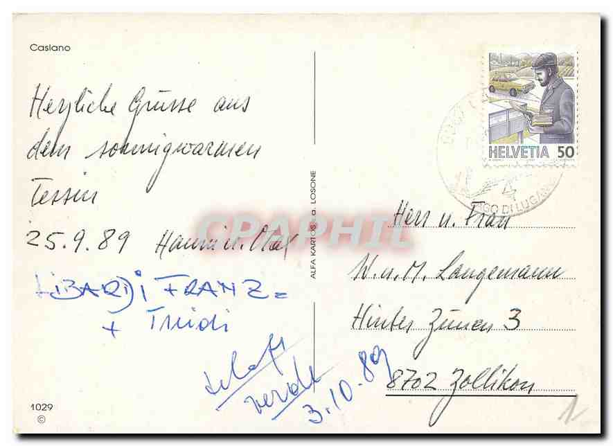 CPM Caslano  — Verso