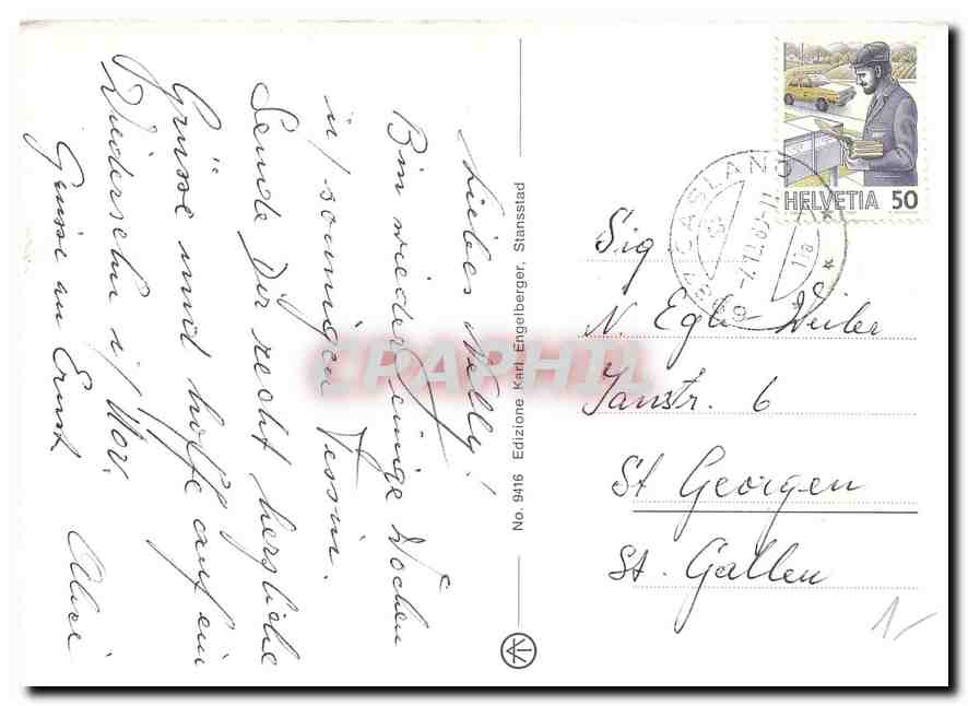 CPM Torrazza di Caslano  — Verso