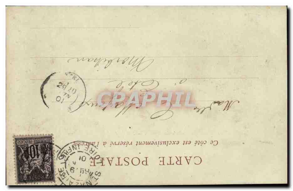 Saint nazaire CPA Vue generale des bassins (bateaux ship boat) — Back