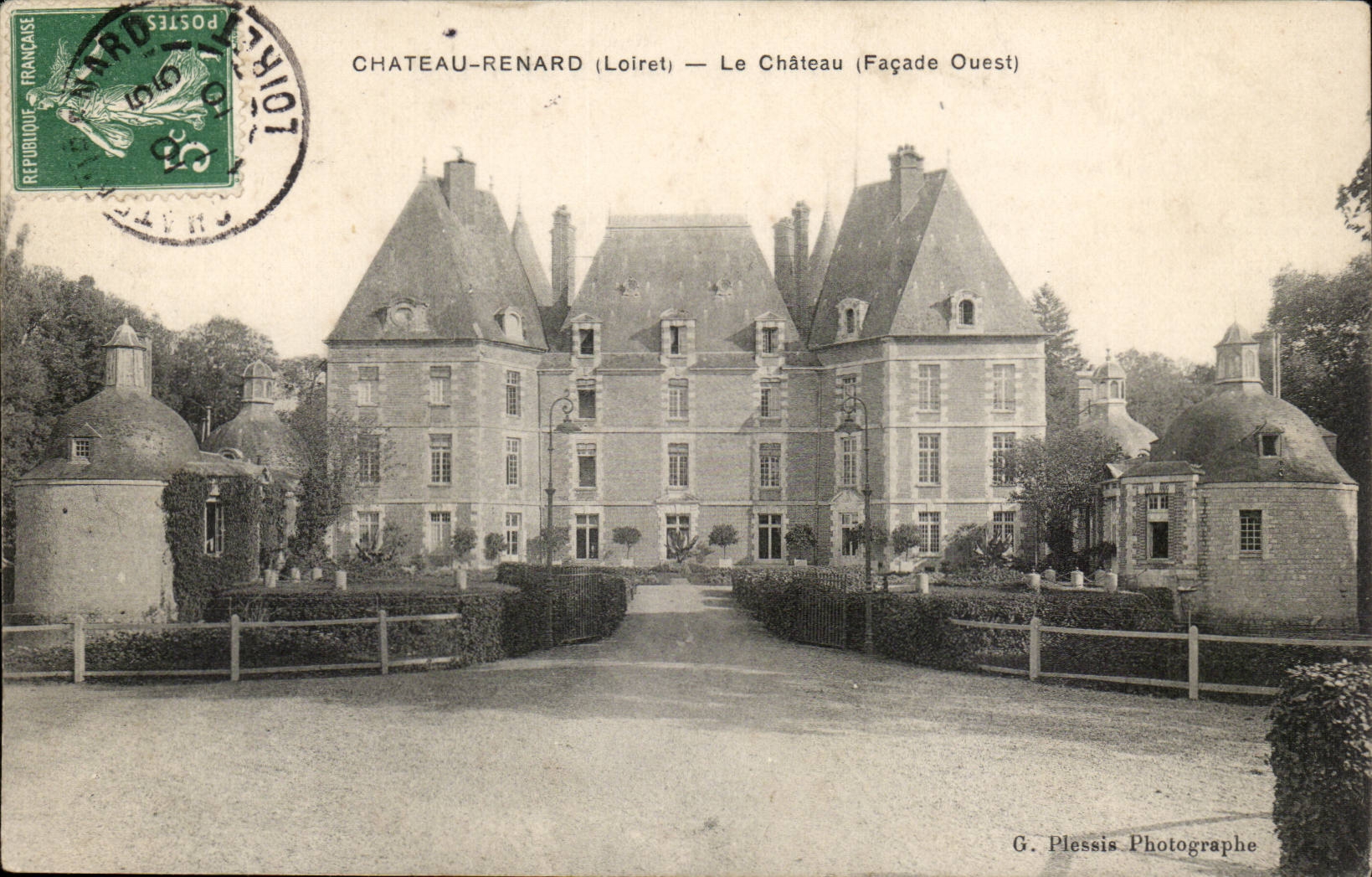 Chateau Renard CPA Le chateau (facade ouest)