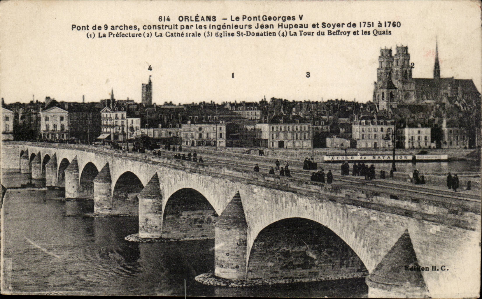 Orleans CPA Le pont Georges V Ecole de Natation