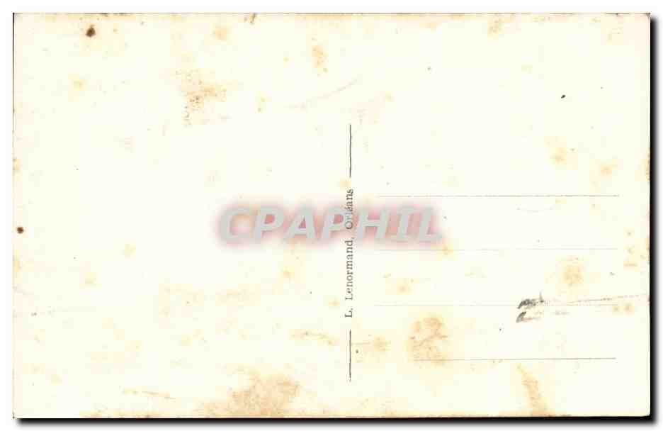 Pithiviers CPA Caserne de la Garde republicaine mobile — Back