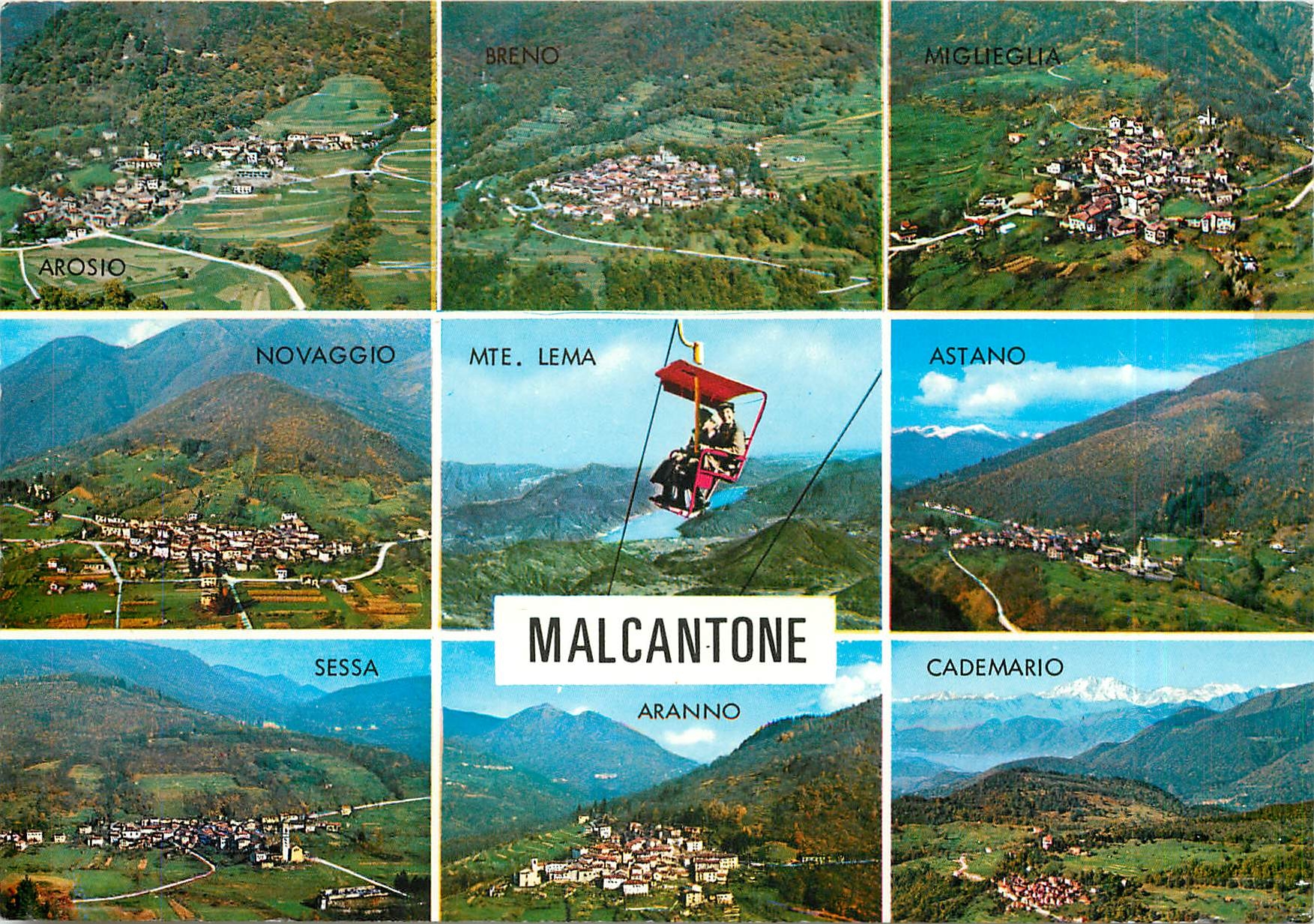 CPM Malcantone Arosio Breno Novaggio Mte Lema Astano 