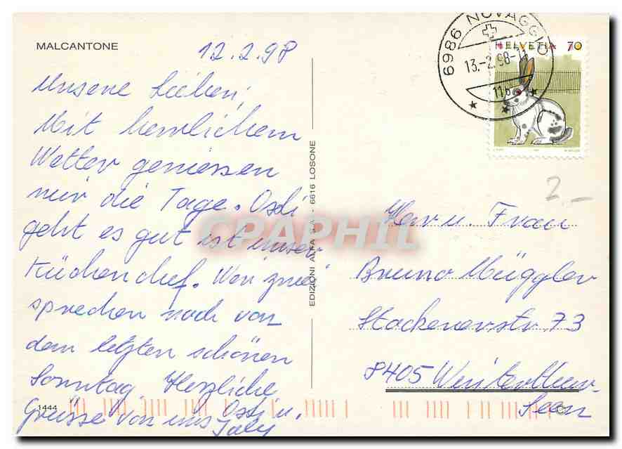 CPM Malcantone  — Verso