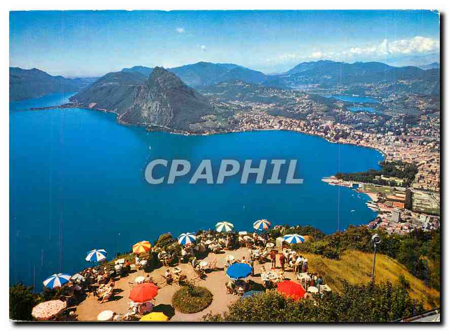 CPM Lugano Veduta dalla vetta del Bre 