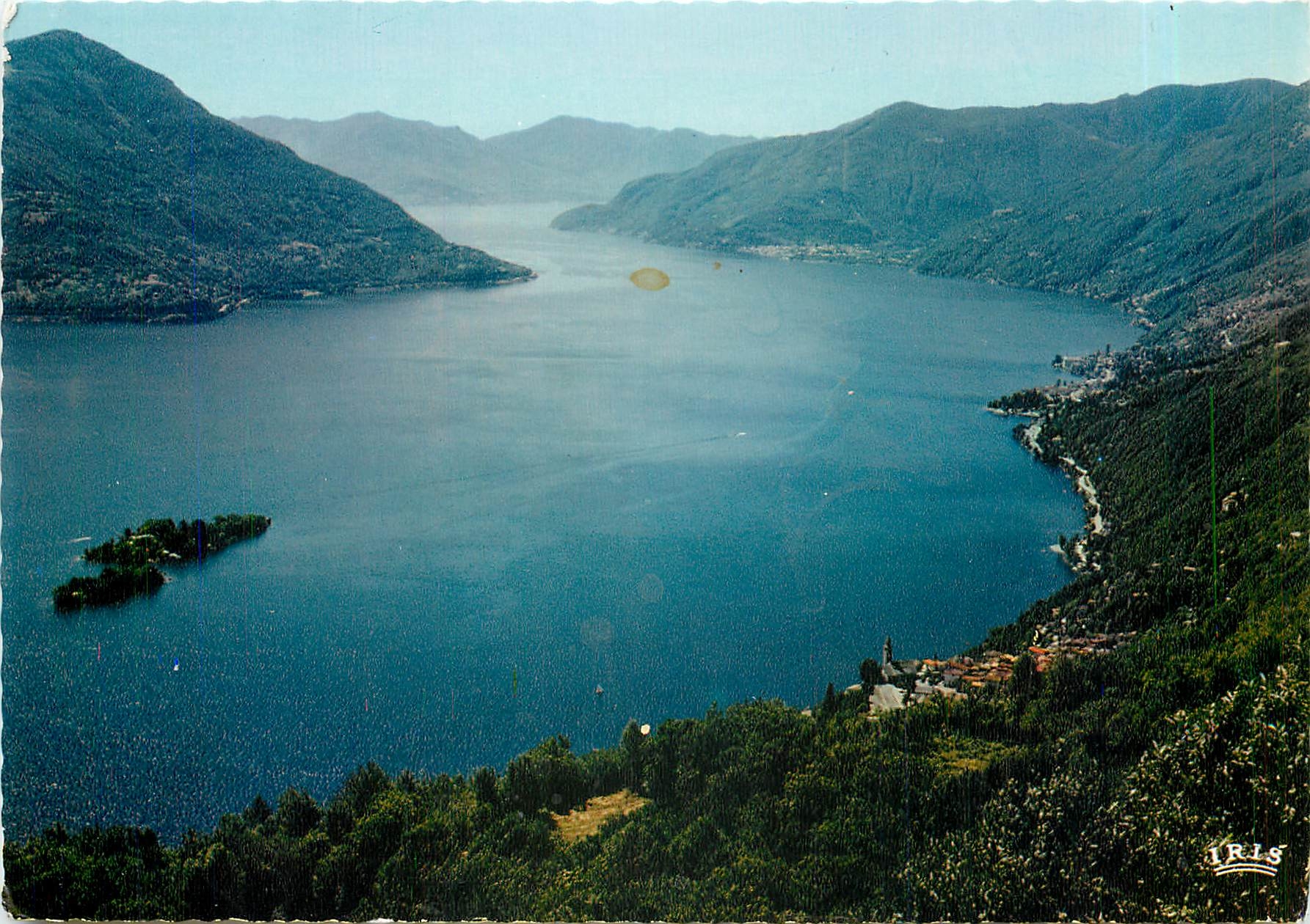 CPM Lago Maggiore Veduta Ronco Ascona Brissago Isole 