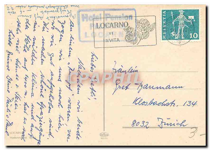CPM Locarno  — Verso