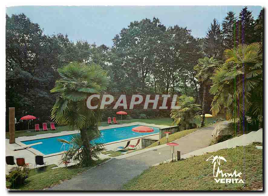 CPM Swimming pool Hotel Monte Verita Ascona Lago Maggiore 
