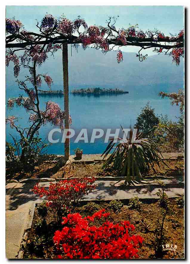 CPM Porto Ronco Lago Maggiore Vista Isole di Brissago 