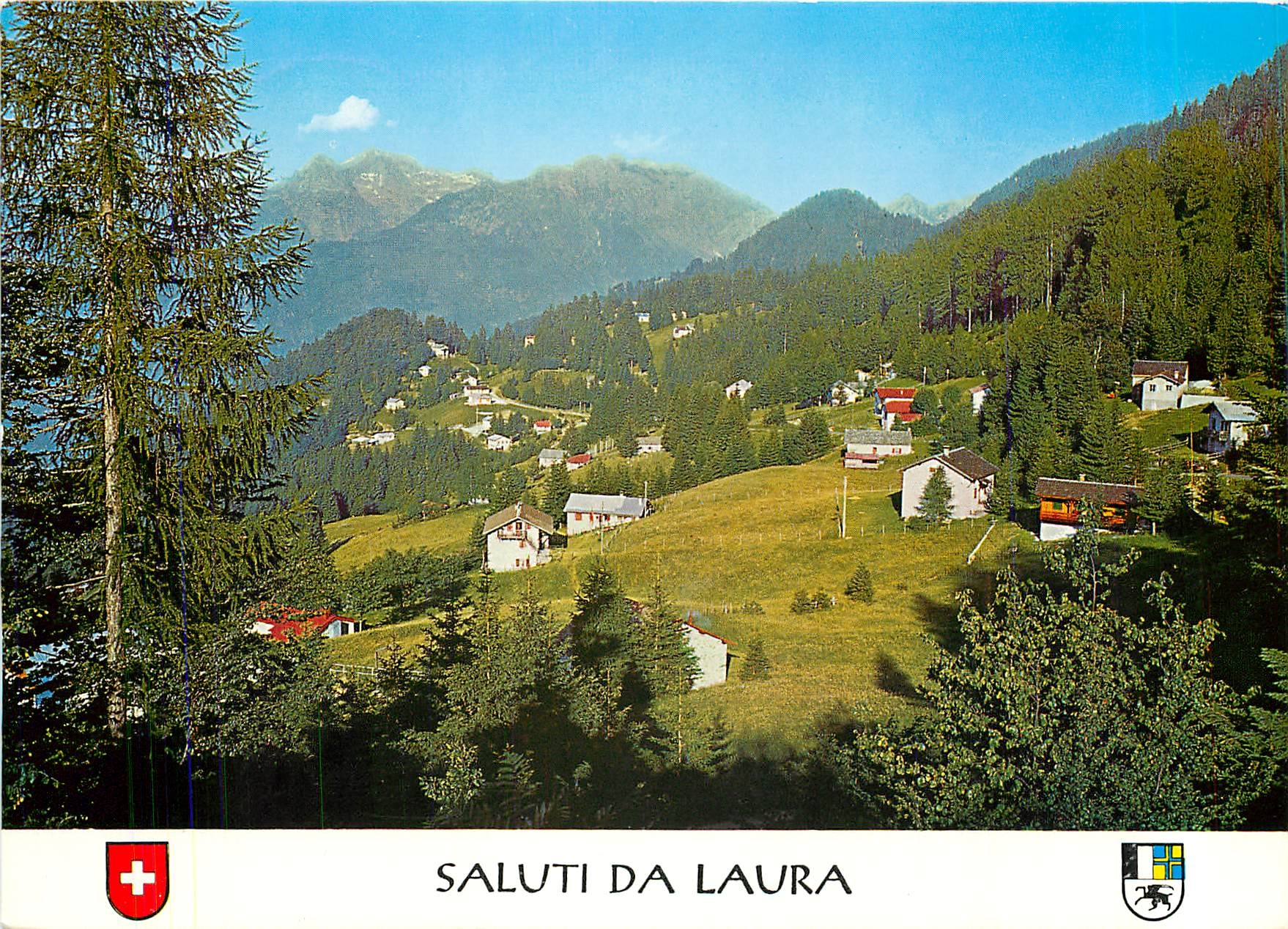 CPM Saluti da Laura GR Roveredo Masolcina 