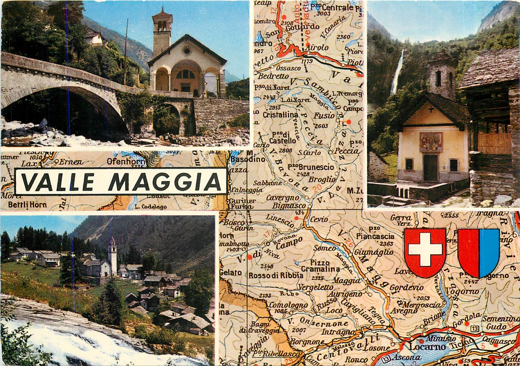 CPM Valle Maggia Della Carta Automobilistica 