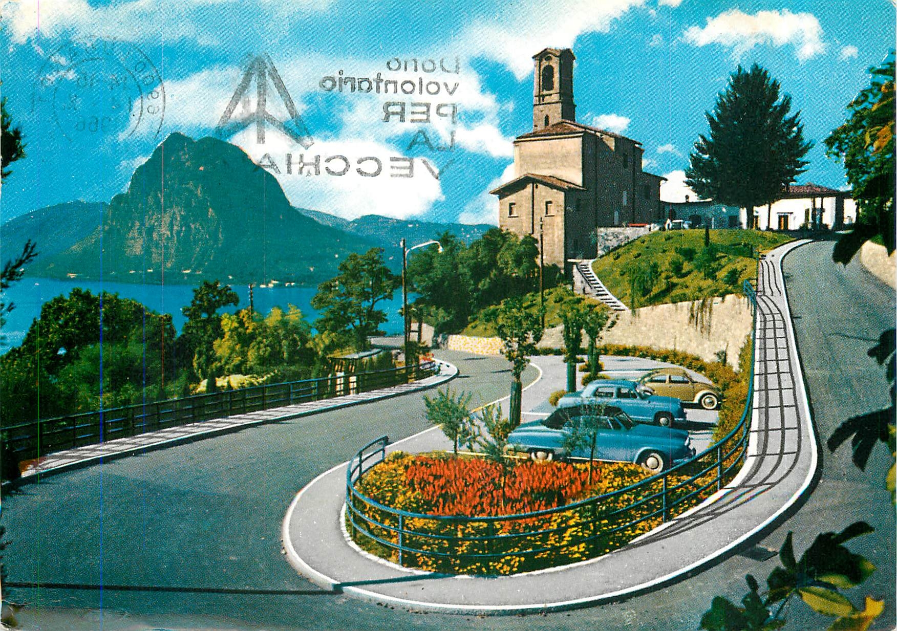 CPM Lugano La Chiesa di Castagnella con II S Salvatore 