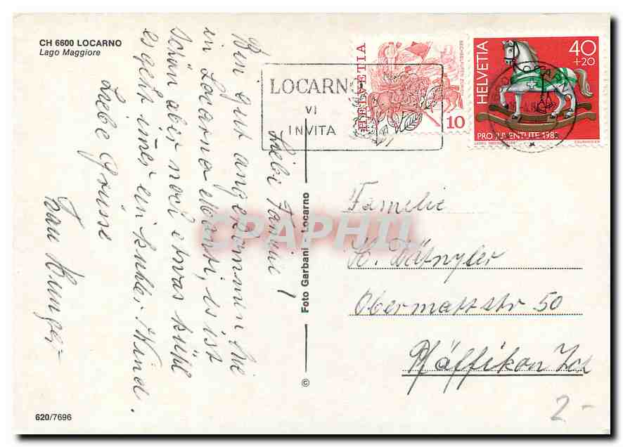 CPM Locarno Lago Maggiore  — Verso