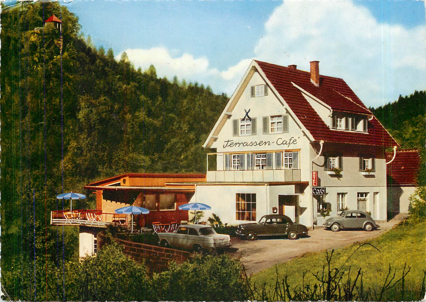 CPM Terrassen Cade Cafe Pension Besitzer Famille Schmid 