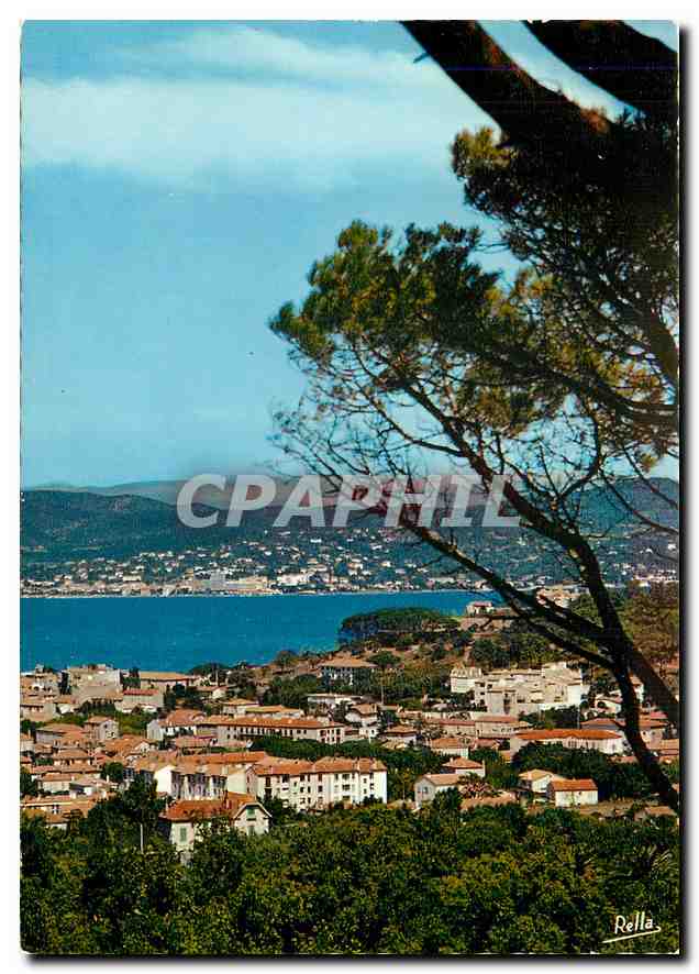 CPM Saint Tropez Var Saint Tropez et son Golfe Au loin Sainte Maxime 