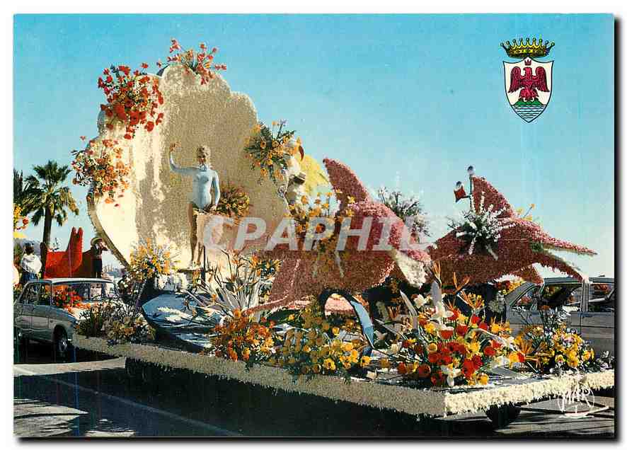 CPM La Cote d'Azur Nice Bataille des Fleurs 