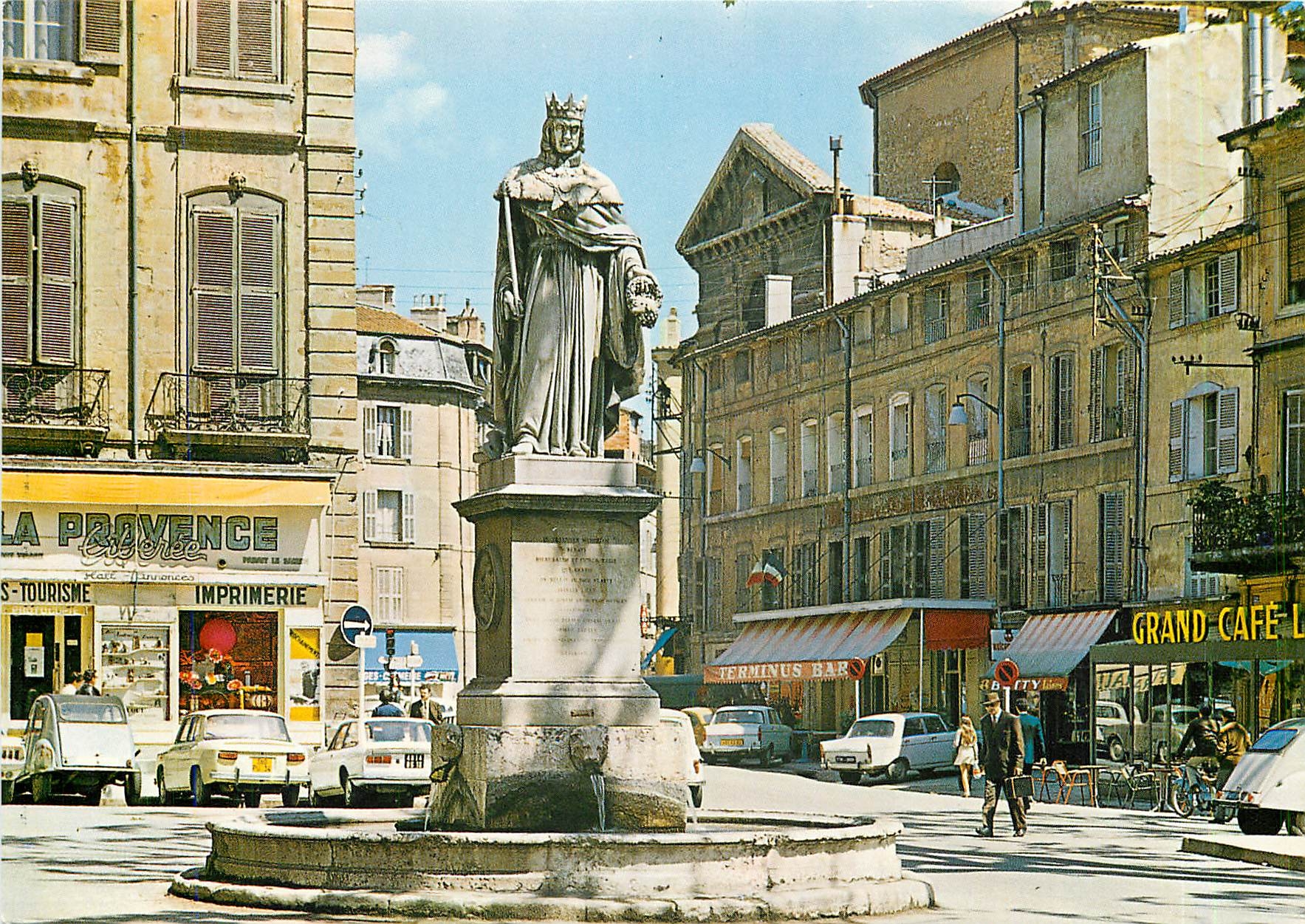 Statue of King René — Aix-en-Provence — Société des Éditions Naturelles