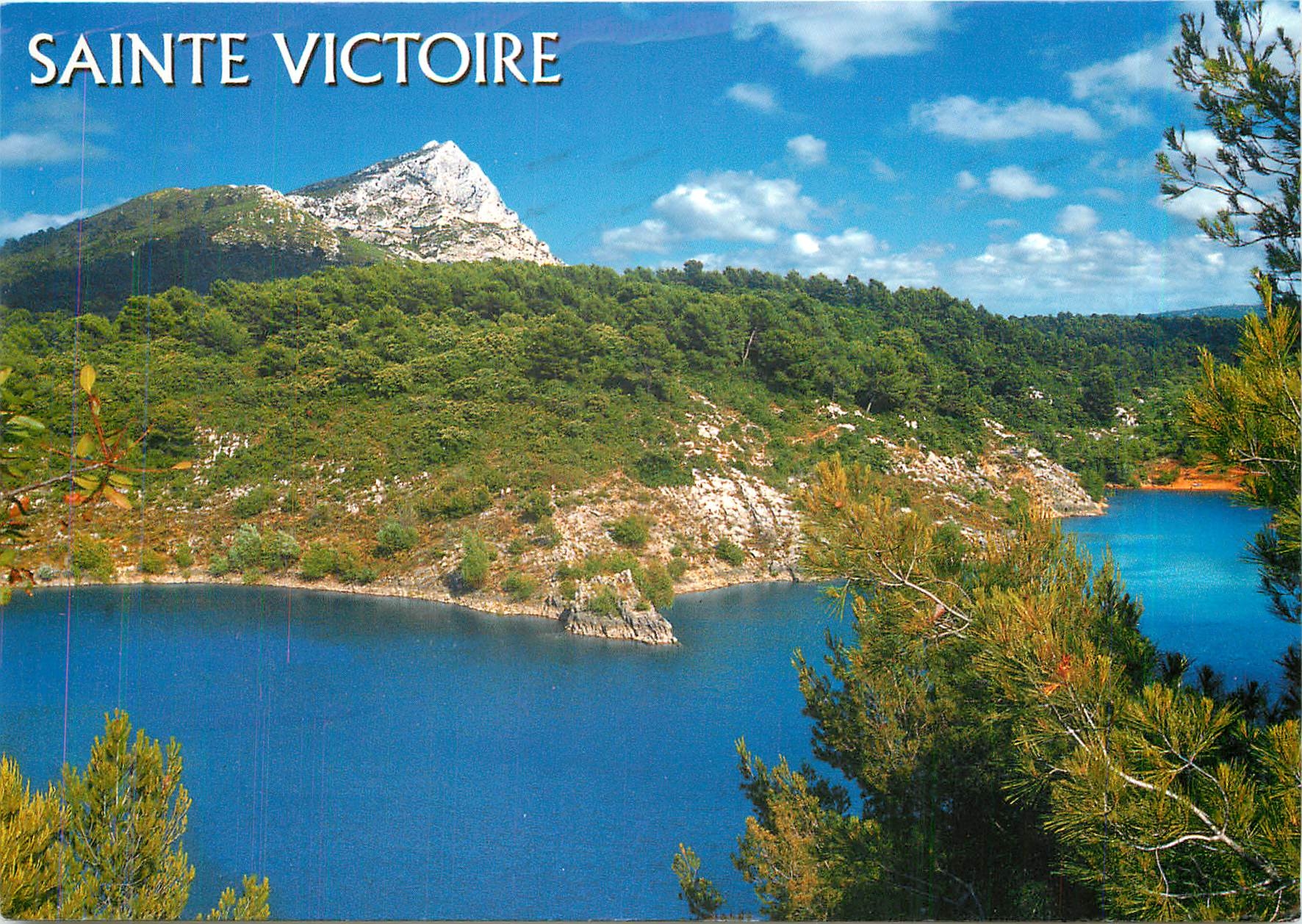 Sainte-Victoire — vue du lac du Bimont — Éditions Val-Côtière
