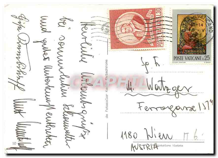 CPM Saluti da S Pietro  — Rückseite