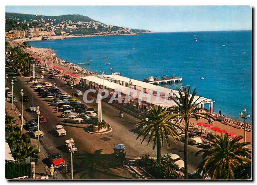 CPM Nice La Promenade des Anglais et le Mont Boron 