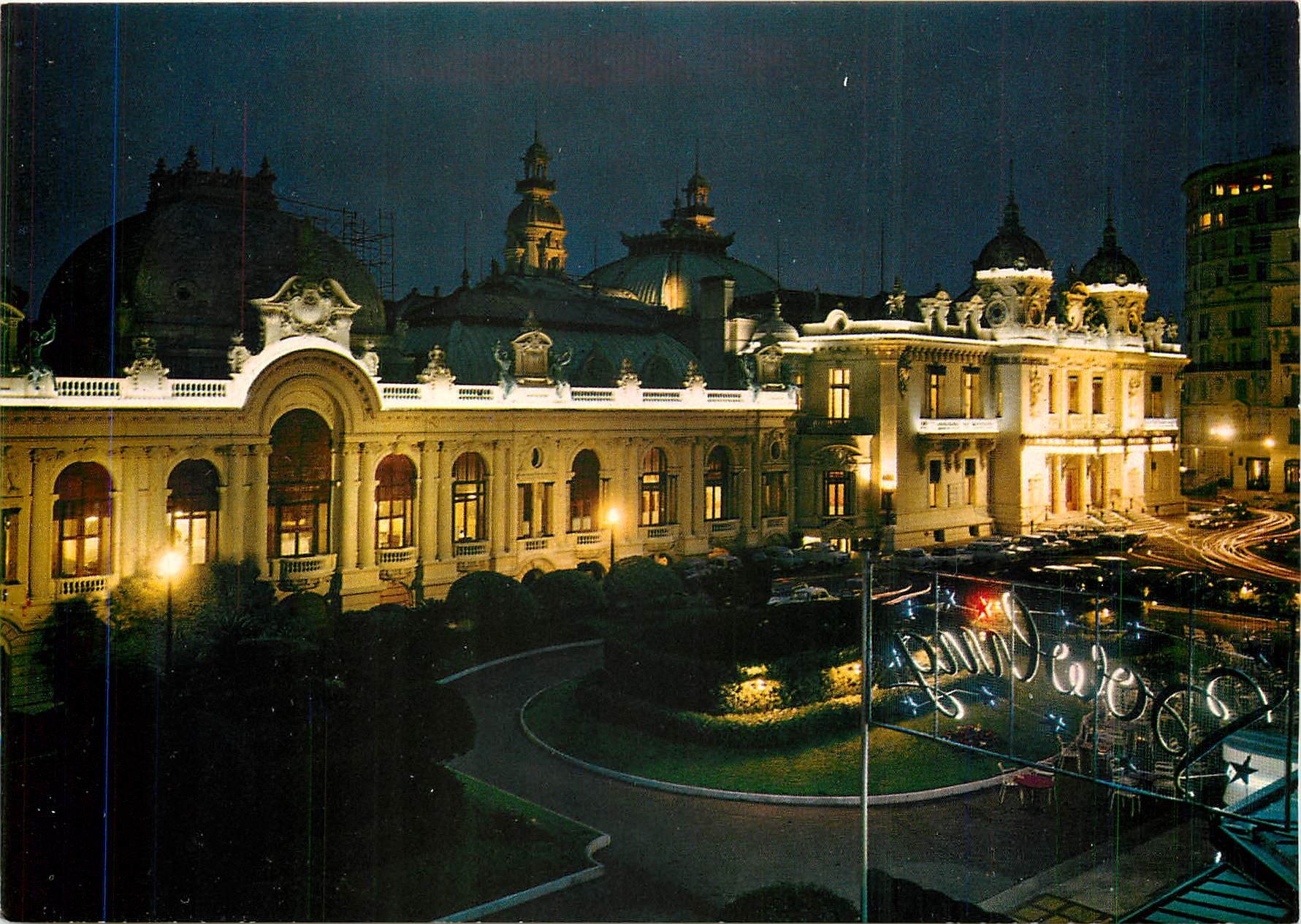 CPM La Cote d'Azur Monte Carlo Illuminations du Casino 