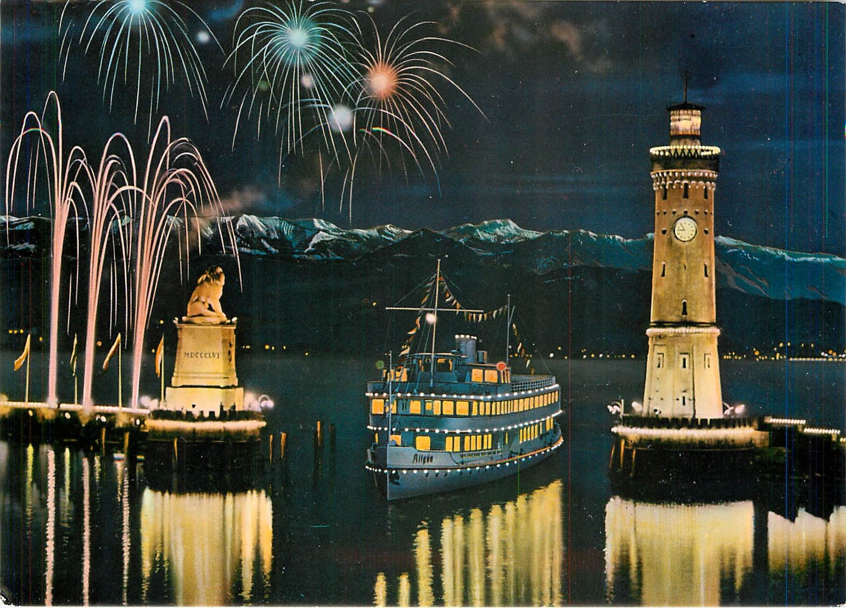 CPM Lindau Im Bodensee L'entree du port 