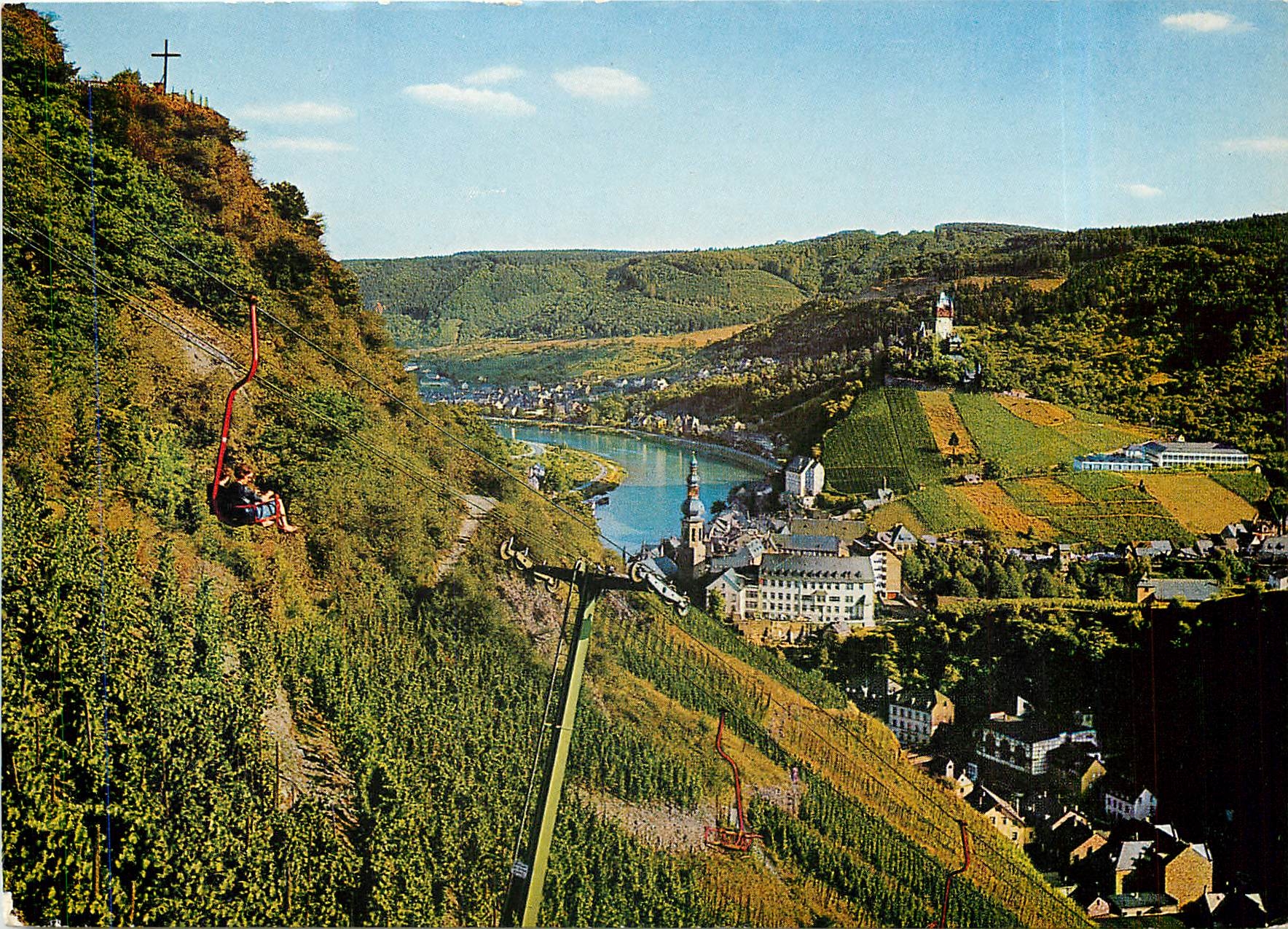 CPM Cochem an der Mosel mit Burg Cochem und Sesselbahn 