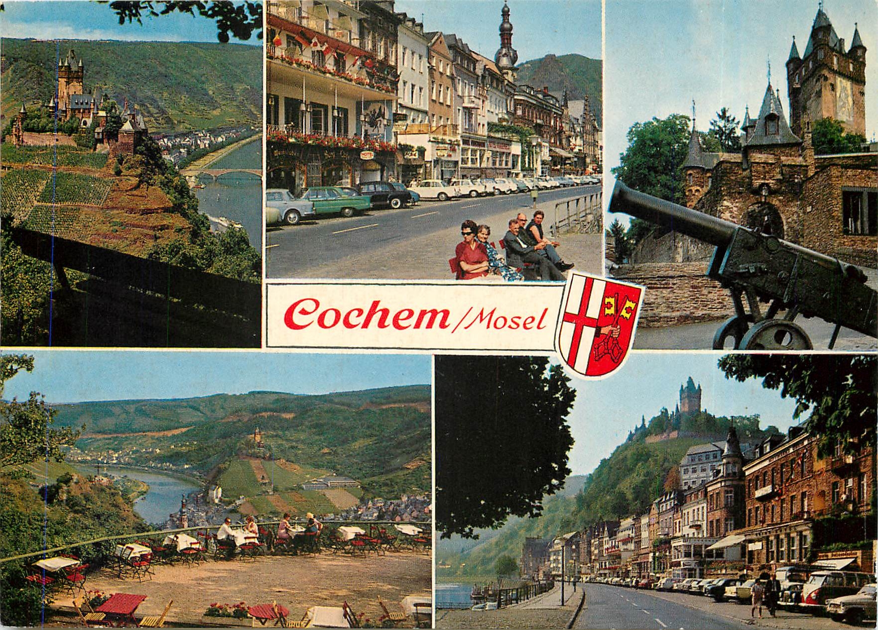 CPM Cochem Mosel Gruss aus der Weinstadt Cochem an der Mosel 