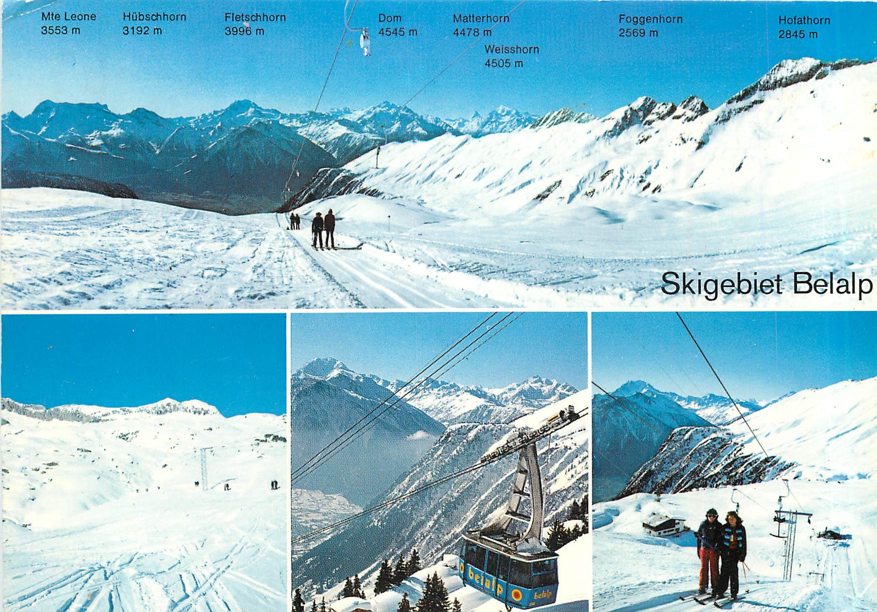 CPM Skigebiet Belalp Wallis ob Blatten bei Naters Brig 