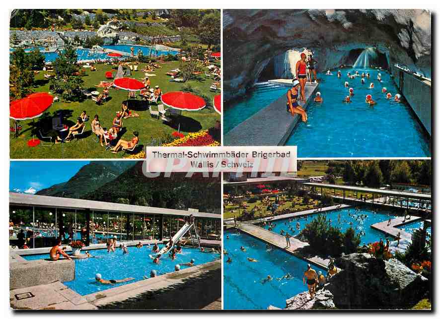 CPM Brigebard Wallis Schweiz Thermal Schwimmbader im Freien 