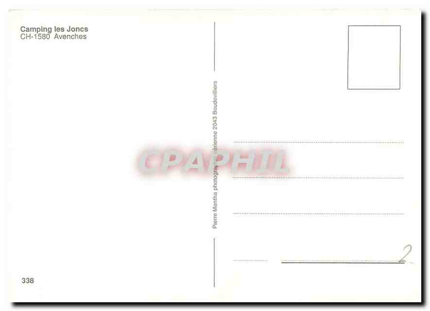 CPM Camping les Joncs Avenches  — Rückseite