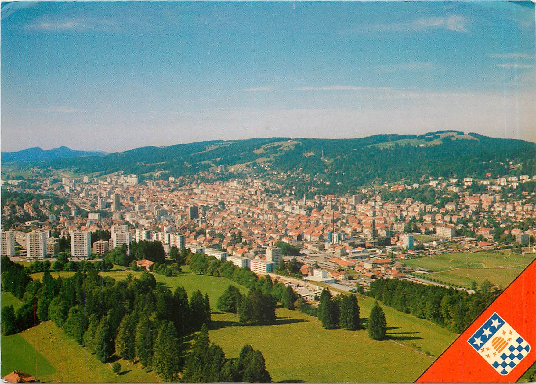 CPM La Chaux de Fonds Vue aerienne 