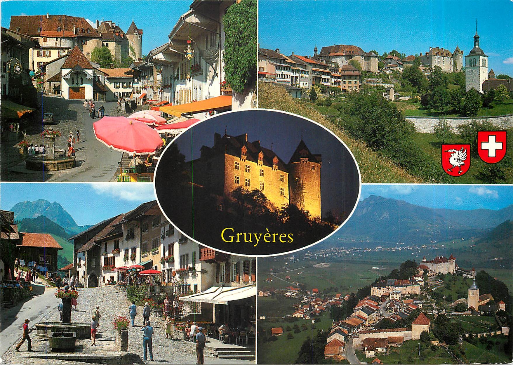 CPM Gruyeres Cite historique pres Bulle 