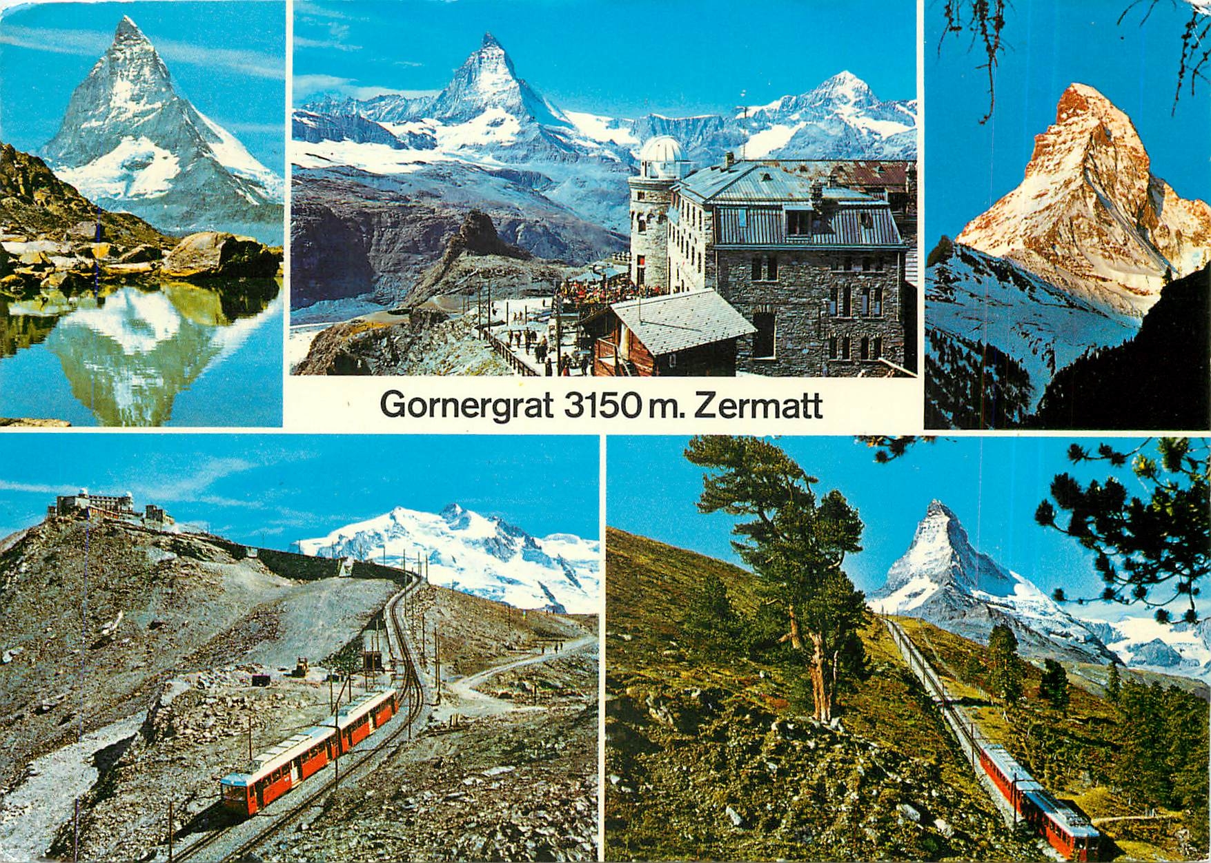 CPM Gornergrat Zermatt Riffelsee Hotel Gornergrat Matterhorn 