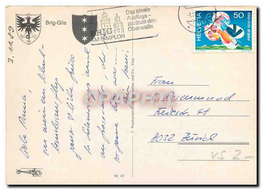 CPM Brig Glis  — Rückseite