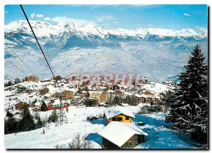 CPM Nendaz Station et les Alpes bernoises 