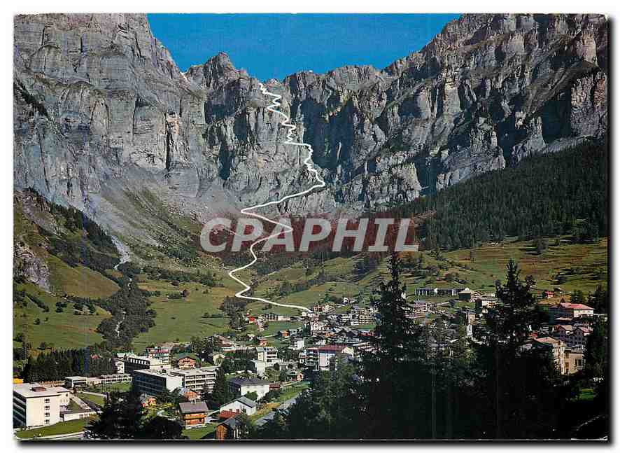 CPM Leukerbad Loeche les Bains Gemmipass mit Gemmiweg 