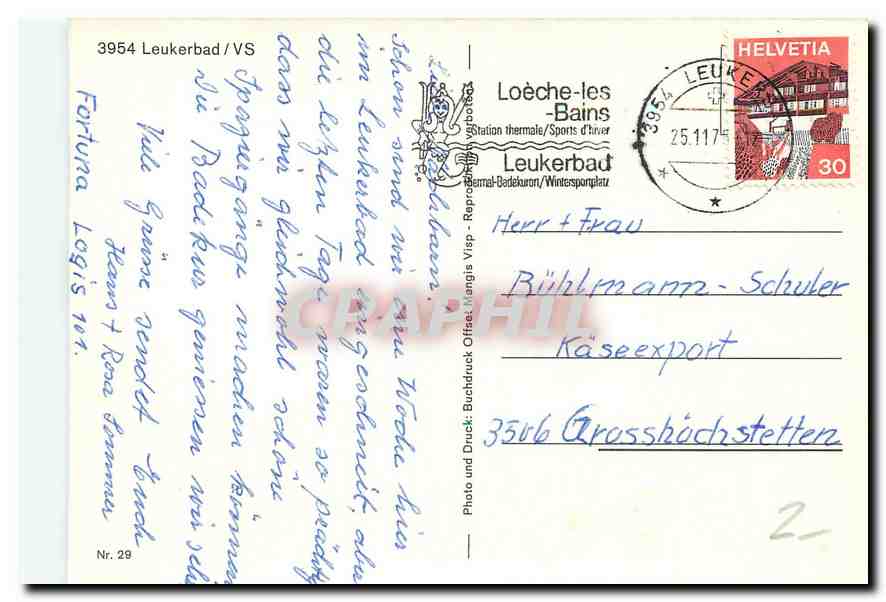 CPM Leukerbad  — Rückseite