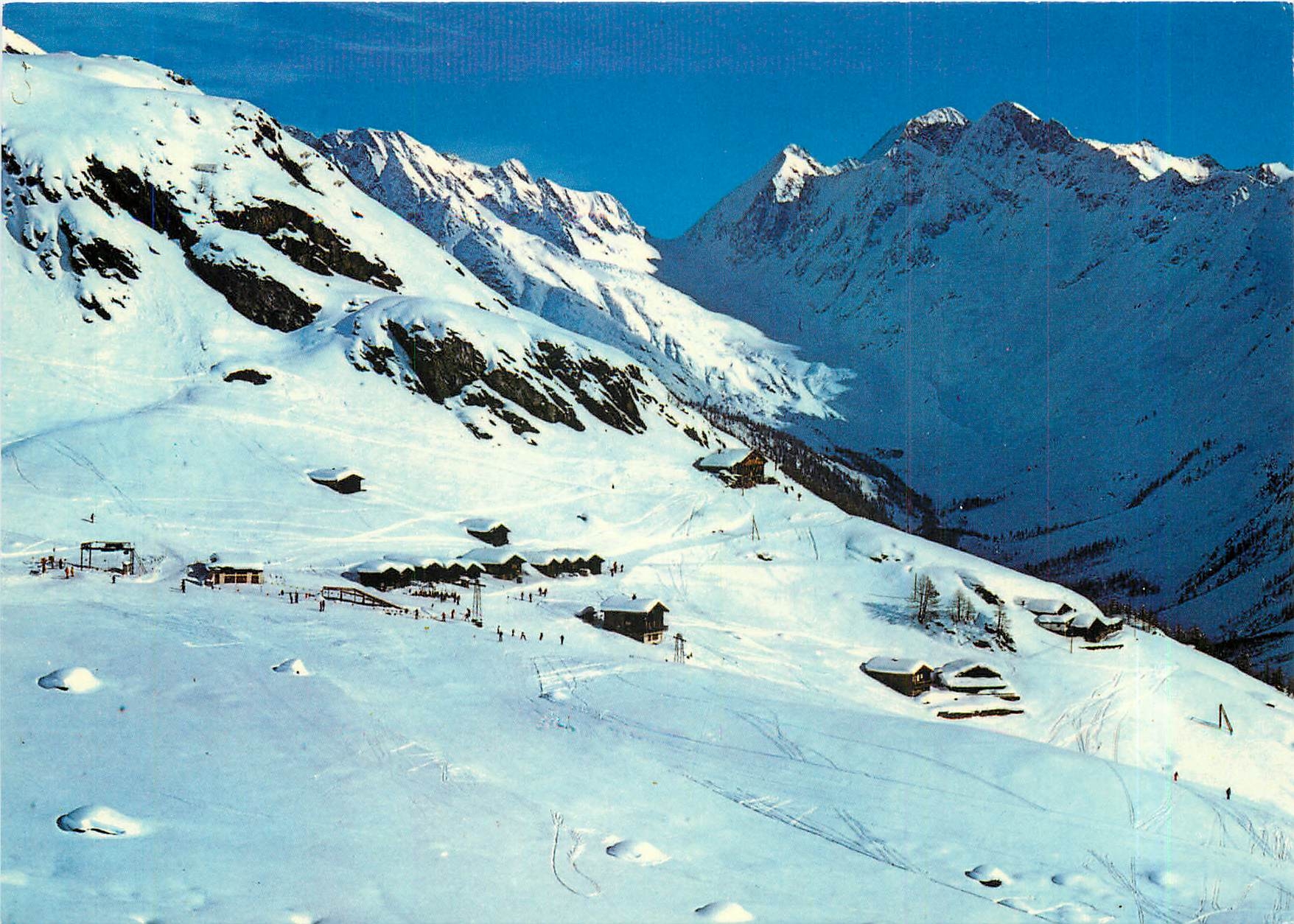 CPM Lauchernalp ob Wiler Lotschental Wallis Lotschenlucke Sattelhorn Schinhorn 
