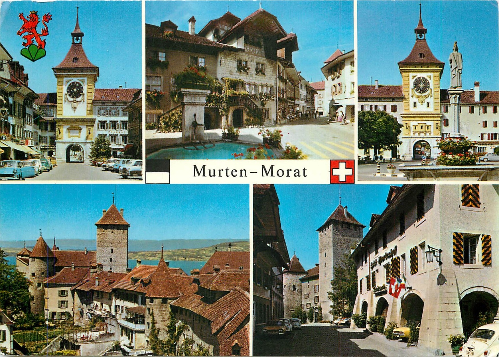 CPM Murten Morat Fribourg Malerische Altstadtpartien La vieille ville 