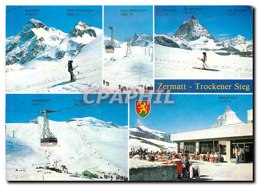 CPM Zermatt im Wallis Ganzjahres Skigebiet 