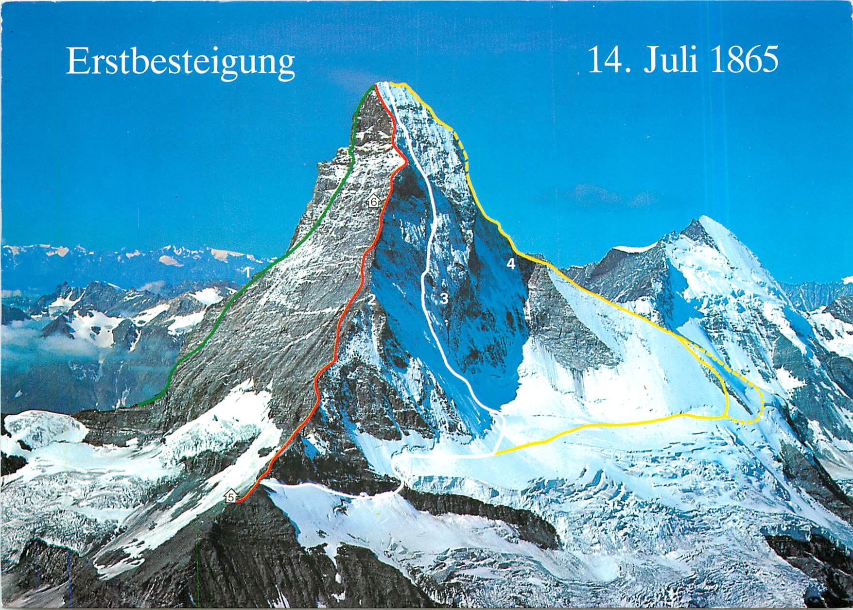 CPM Erstbesteigung 14 Juli 1865 Matterhorn 